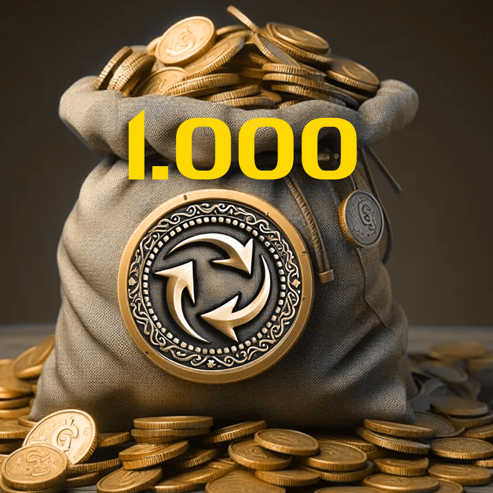 Pack 1000 Moedas